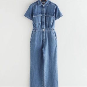 & Other Stories Denim Boiler Suit/Jumpsuit Size 12